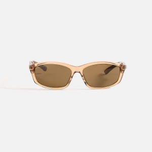 Beige Men Kith Balenciaga Rectangular Frames Sunglasses | 6703-DSURO