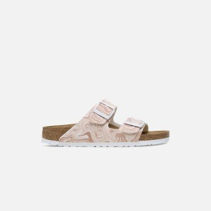 Beige Men Kith Birkenstock Arizona Birko-Flor Sandals | 5718-EMQGB