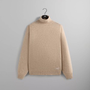 Beige Men Kith Joseph Turtleneck Shirts | 6142-QIMKG