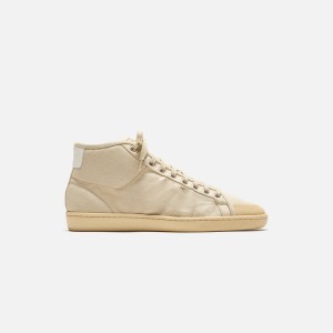 Beige Men Kith Saint Laurent SL39 Mid Top Sneaker Sneakers | 6840-ZQNKY