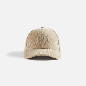 Beige Men Kith Stone Island Cap | 0296-JBQNF