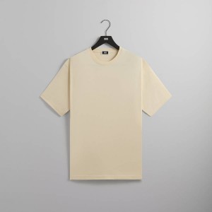 Beige Men Kith Vintage Wash T-Shirt | 9136-UCMBT