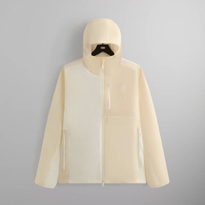 Beige Men Kith Xander 3L Rain Jackets | 3576-DJSUN