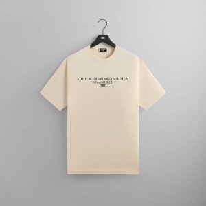 Beige Men Kith for the Brooklyn Museum Sketch T-Shirt | 3261-ZWHTS