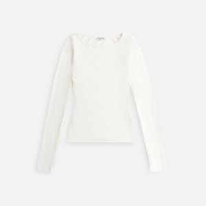 Beige Women Kith Cotton Citizen Marbella Boat Neck T-Shirt | 3485-GLAXV