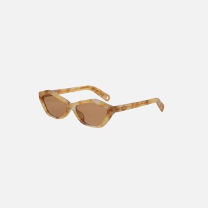 Beige Women Kith Jacquemus Bambino Sunglasses Eyewear | 0761-CSKPN
