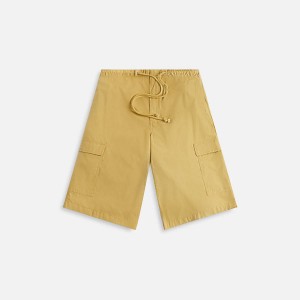 Beige Women Kith Local European Bermuda Parachute Shorts | 9734-SWGOR