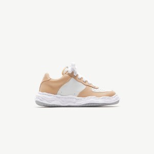 Beige / White Men Kith Mihara Yasuhiro Wayne Low Sneakers | 6358-OBSRN