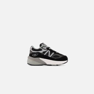 Black Kids' Kith New Balance TD Made in USA 990v6 Sneakers | 0938-LNEIG
