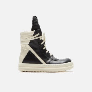 Black Kids' Kith Rick Owens Geobasket Sneakers | 1460-PGBXV