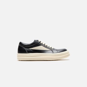 Black Kids' Kith Rick Owens Scarpe Pelle Vintage Sneakers | 6539-UXQTG