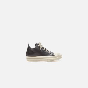 Black Kids' Kith Rick Owens Scarpe Pelle Low Sneakers | 1794-FOTHP