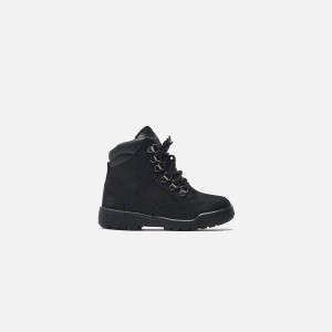 Black Kids' Kith Timberland Pre-School Field Boots | 2409-TDJML