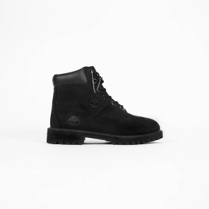 Black Kids' Kith Timberland Youth 6" Premium Waterproof Boots | 0793-IQERN