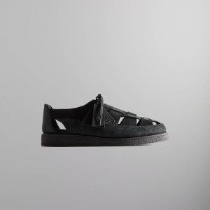 Black Men Kith 8th St by Ronnie Fieg for Clarks Originals Ridgevale Sandals | 7642-VROUY