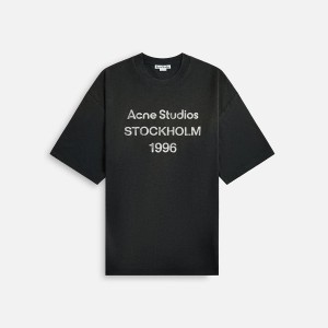Black Men Kith Acne Studios T-Shirt | 4910-OYBPS