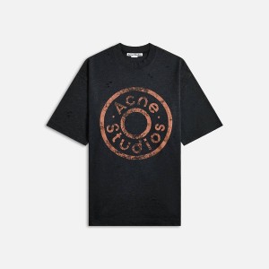 Black Men Kith Acne Studioss T-Shirt | 1642-CATPK
