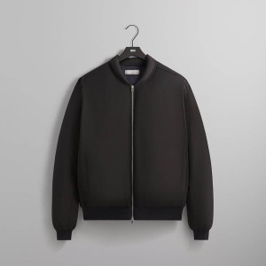 Black Men Kith And Kin Liam Puffed Bomber Jackets | 1369-UHBFD