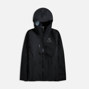 Black Men Kith Arc'teryx Alpha SV Jackets | 1249-AOKJC