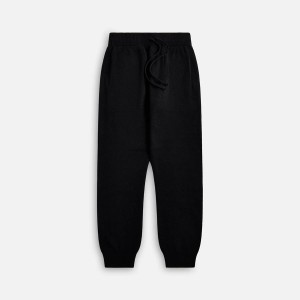 Black Men Kith Auralee Baby Cashmere Knits Pants | 1673-GRJKX
