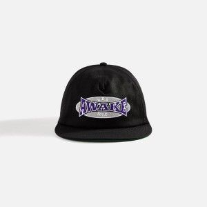 Black Men Kith Awake NY Les 5 Panel Cap | 6071-BKFED