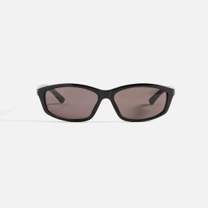 Black Men Kith Balenciaga Rectangular Frames Sunglasses | 3784-DHWYQ