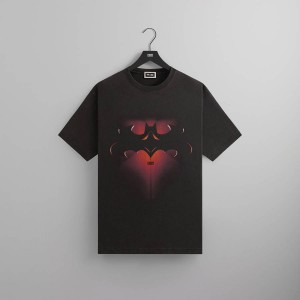 Black Men Kith Batman | Batman and Robin Logo Vintage T-Shirt | 4961-VAEUW