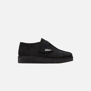 Black Men Kith Clarks Desert Trek Boots | 3498-RKNGQ