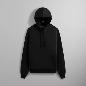 Black Men Kith Compact Knit Williams III Hoodie | 4190-OYAMZ