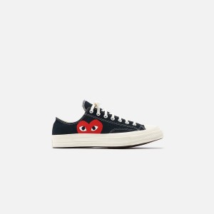 Black Men Kith Converse x Comme des Garçons CDG Play Chuck Taylor Low Sneakers | 9648-MPUIF