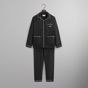 Black Men Kith Crest Monogram Pajama Set Underwear | 3219-QRIBY