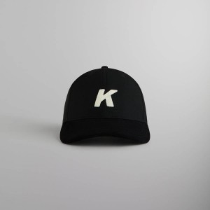 Black Men Kith Crochet K Aaron Classic With Suede Brim Cap | 8792-WOSZU