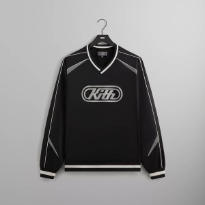 Black Men Kith Dayton Pullover Sweatshirts | 5406-QIXUO