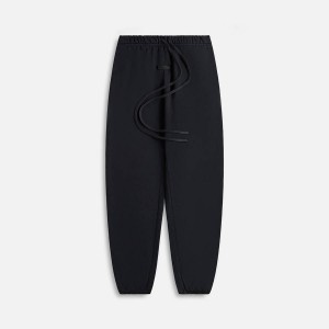 Black Men Kith Essentials Heavy Fleece Essentials Sweat Pants | 6734-FTYMH