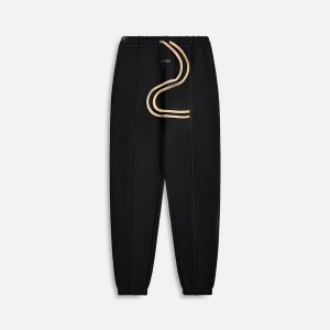 Black Men Kith Fear of God Fleece Sweat Pants | 3704-QVYHK