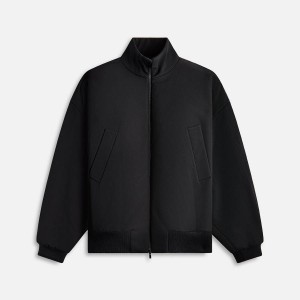 Black Men Kith Fear of God High Neck Bomber Jackets | 1268-ESYJR