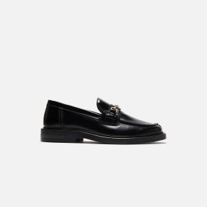 Black Men Kith Filling Pieces Polido Loafers | 3706-PHGJU