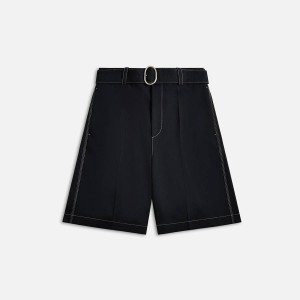 Black Men Kith Jil Sander Recycled Polyester Gabardine Shorts | 0274-DXVLI