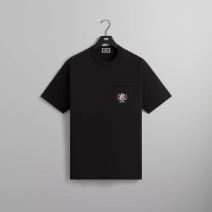 Black Men Kith KandK Pocket T-Shirt | 8564-GVUCI