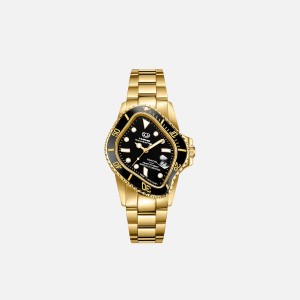 Black Men Kith LAARVEE Golden Precision Steel Jewelry | 1276-ICTDS