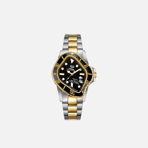Black Men Kith LAARVEE Silver and Golden Precision Steel Jewelry | 9025-VFAHT