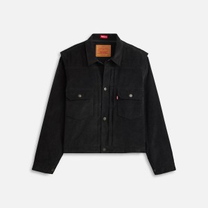Black Men Kith Levi's x Undercover Pinnacle Detachable Corduroy Trucker Jackets | 5918-WSUEF