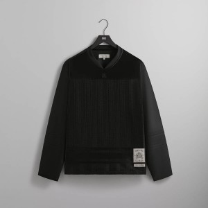 Black Men Kith Malik Lace Combo Jersey T-Shirt | 1589-RNASP