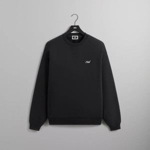 Black Men Kith Nelson Crewneck Sweatshirts | 2809-EOHRC