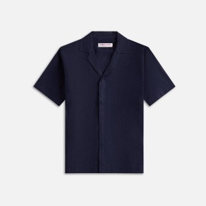 Black Men Kith Orlebar Brown Maitan II Shirts | 6359-IEVWA