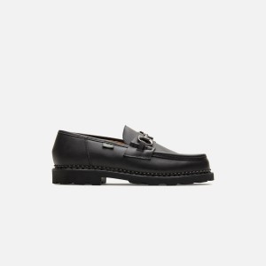 Black Men Kith Paraboot Reims Mor Lisse Boots | 3940-QRIPX