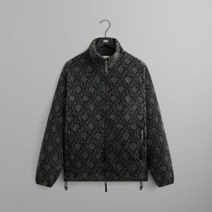 Black Men Kith Pinehurst Sherpa Full Zip Jackets | 4768-ECHBP