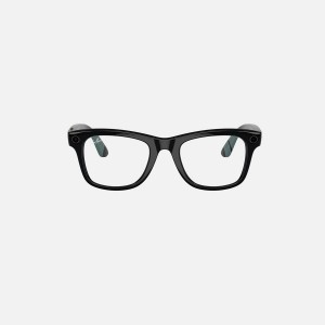 Black Men Kith Ray Ban Meta Wayfarer L Sunglasses | 3654-ZADLG
