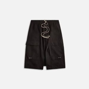 Black Men Kith Rick Owens Cargo Pods Shorts | 2376-WIQOE