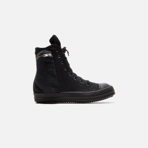 Black Men Kith Rick Owens Cargo Sneakers | 3579-GPNKI